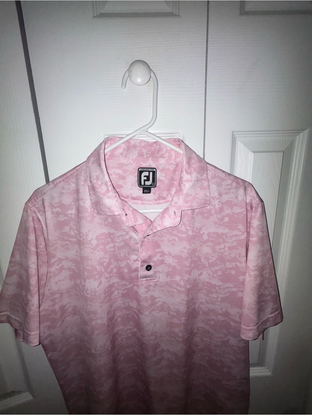 FootJoy Pink Camo Performance Polo Shirt - Men's